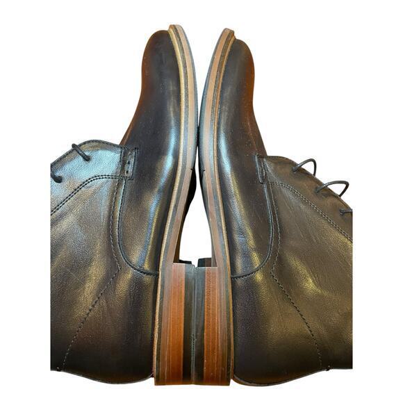 NWOT Steve Madden Men's 8 Chevy Chukka Boot Men Black & Brown Lace Up Dress Boot - Picture 14 of 16